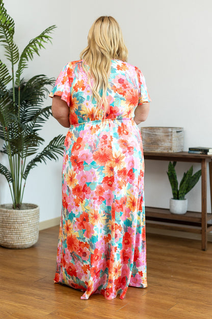 Millie Maxi Dress - Bright Floral Mix