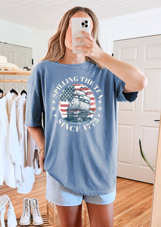 Spilling The Tea Comfort Colors T-Shirt