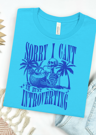 Busy Introverting Bella Canvas T-Shirt