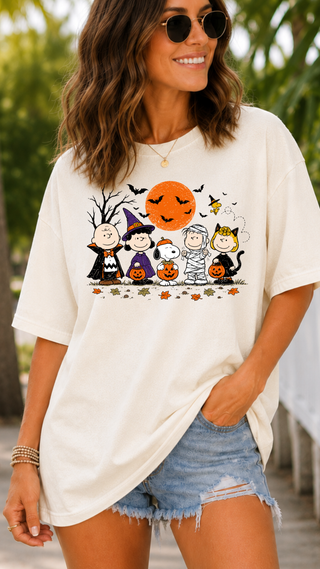 Halloween Gang Ivory Comfort Colors T-Shirt