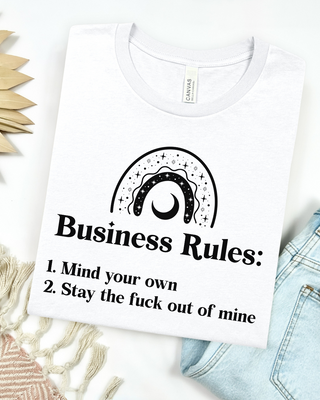 Business Rules Bella Canvas T-Shirt