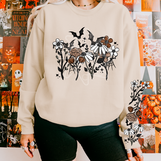 Fall Halloween Florals Sweatshirt
