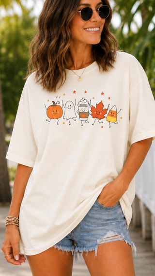 Fall Vibes Ivory Comfort Colors T-Shirt