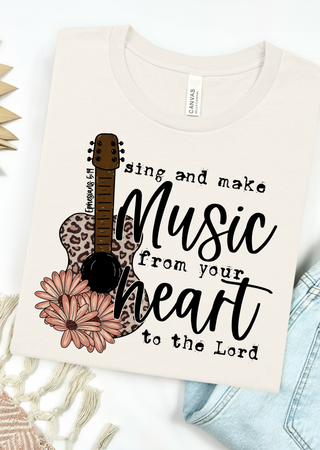 Music from the Heart Bella Canvas T-Shirt