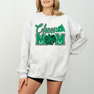 Cheer Mom Faux Glitter Sweatshirt