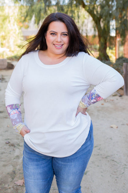 Pleasantly Abloom Long Sleeve Top