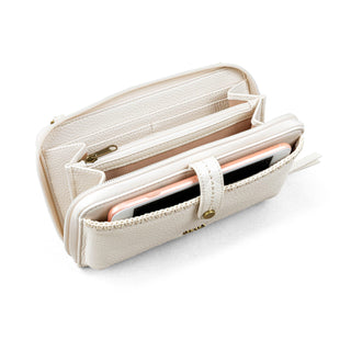 Iris Smartphone Wallet - Leather - Stone