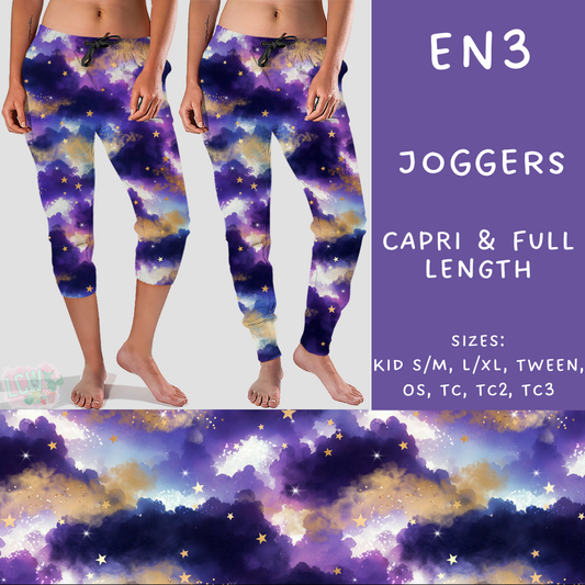 PREORDER Batch #206 - Electric Night - Closes - 9/25 - ETA early Nov - EN3 Full and Capri Length Joggers