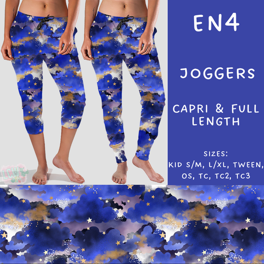 PREORDER Batch #206 - Electric Night - Closes - 9/25 - ETA early Nov - EN4 Full and Capri Length Joggers