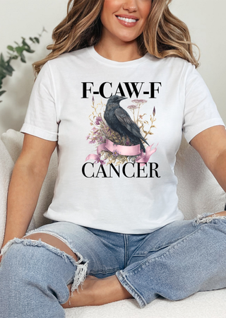 F-CAW-F Pink Cancer Ribbon Tee