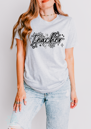Teacher Single Color Tee