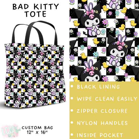 Batch #268 - November Request Run - Closes 1/10 - ETA late March - Bad Kitty Tote