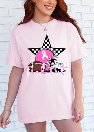 Pink Out Football Tee