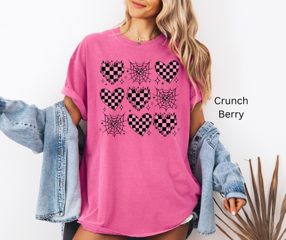 Hearts in a Web Tee