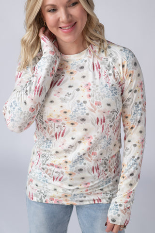IN STOCK Blair Long Sleeve Top - Wildflower Gardens