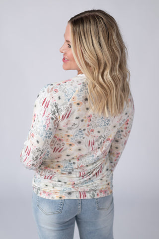 IN STOCK Blair Long Sleeve Top - Wildflower Gardens