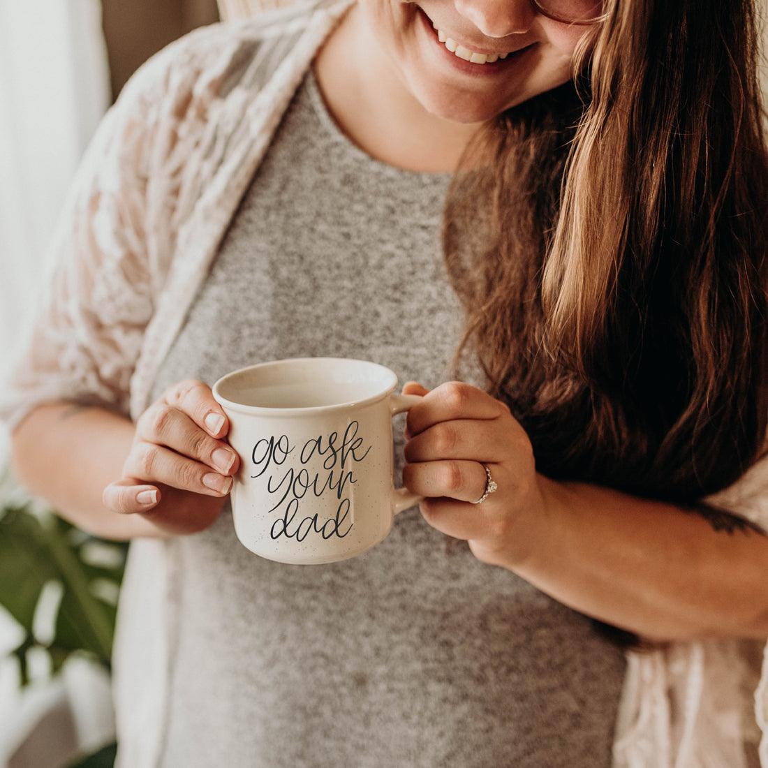 Ceramic Campfire Coffee Mugs for Mom