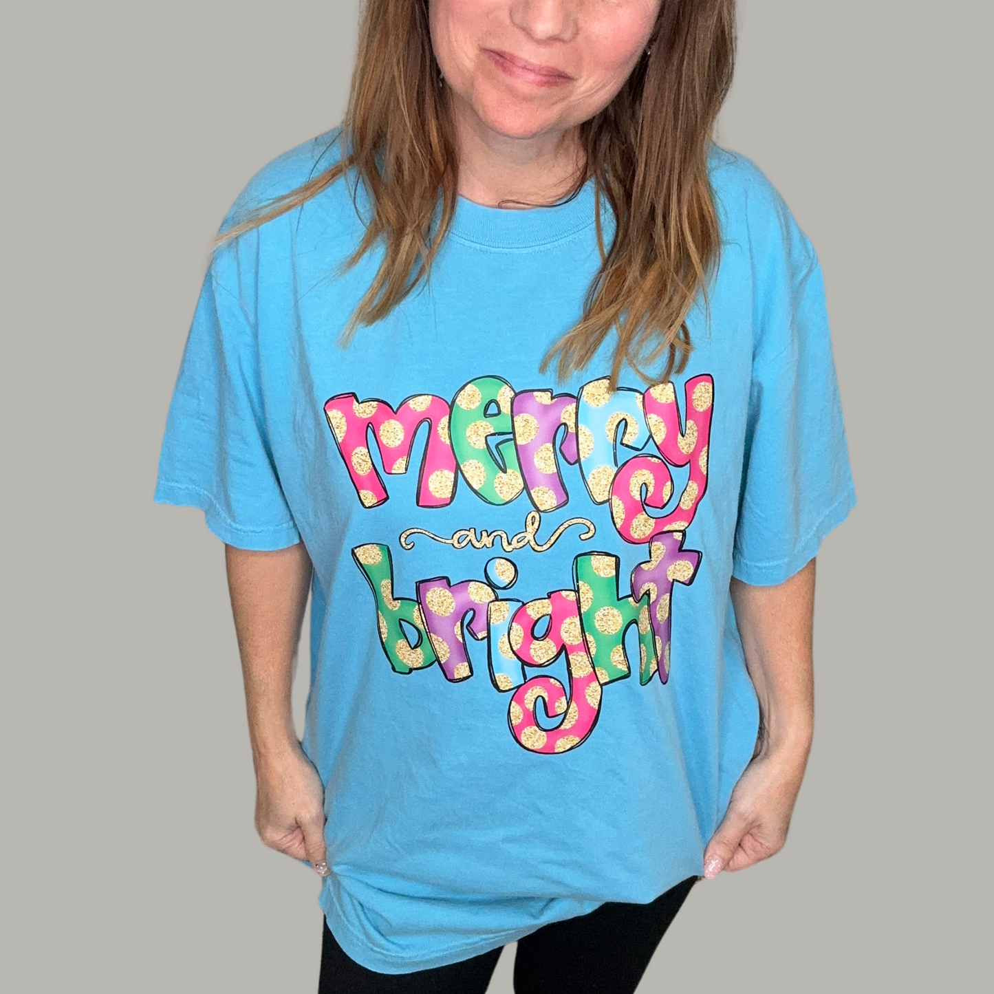 Merry & Bright Retro Tee