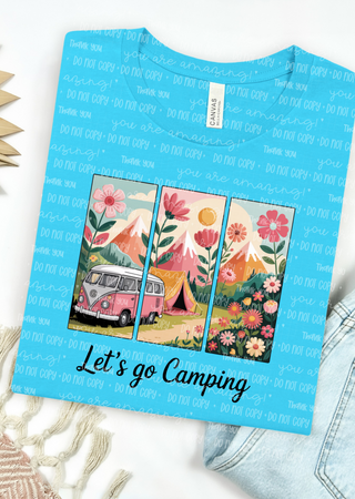Camping Bella Canvas T-Shirt
