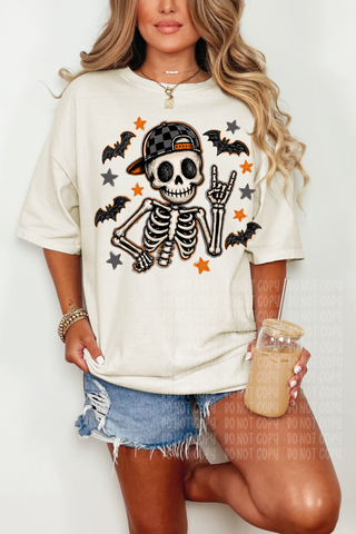 Cool Skeleton Comfort Colors T-Shirt