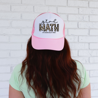 Girl Math Trucker Hat