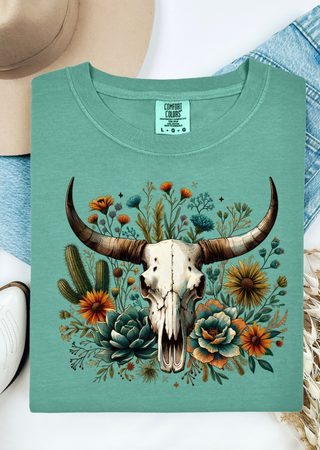 Western Skulls Comfort Colors T-Shirt