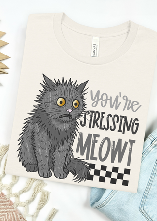 Stressing Meowt Bella Canvas T-Shirt