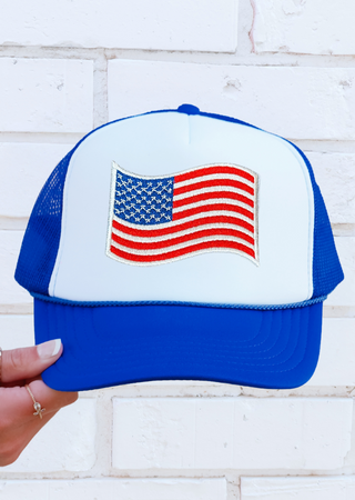 USA Flag Trucker Hat