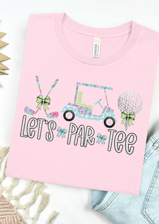 Floral Fairway  Bella Canvas T-Shirt