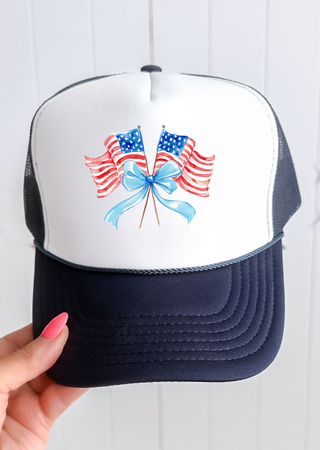 Watercolor Flag Trucker Hat