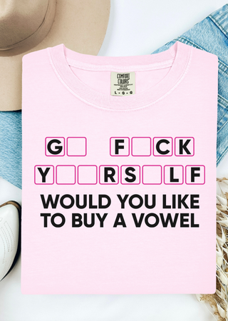 Buy a Vowel Comfort Colors T-Shirt