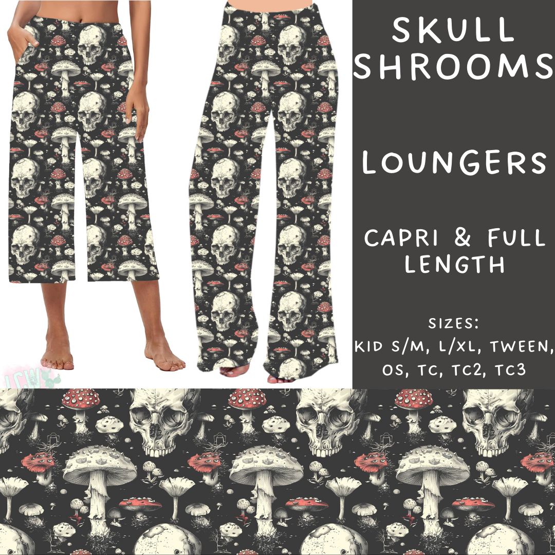 Batch #268 - November Request Run - Closes 1/10 - ETA late March - Skull Shrooms Capri and Full Length Loungers