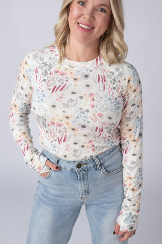 IN STOCK Blair Long Sleeve Top - Wildflower Gardens