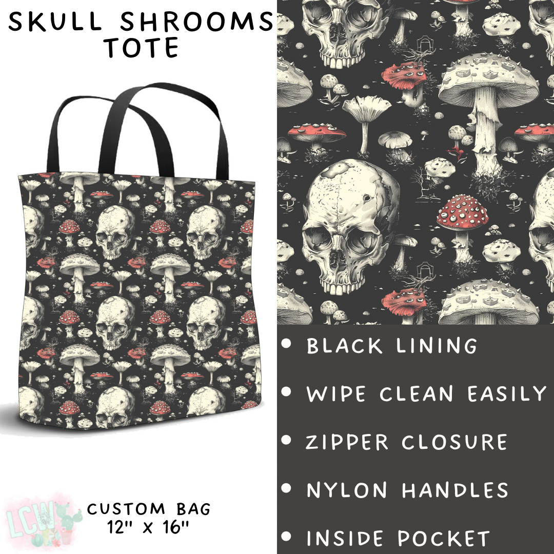 Batch #268 - November Request Run - Closes 1/10 - ETA late March - Skull Shrooms Tote