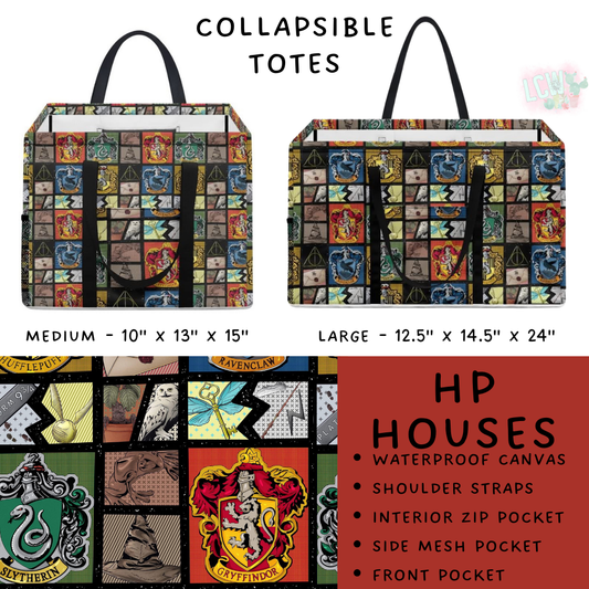 Batch #267 - Collapsible Totes - Closes 1/6 - ETA mid March - HP Houses Collapsible Tote