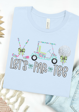 Floral Fairway  Bella Canvas T-Shirt