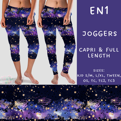 PREORDER Batch #206 - Electric Night - Closes - 9/25 - ETA early Nov - EN1 Full and Capri Length Joggers