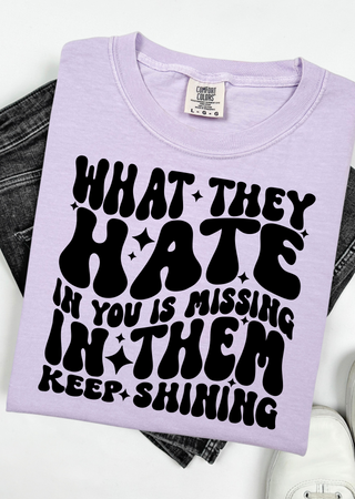 Keep Shining Tee Comfort Colors T-Shirt
