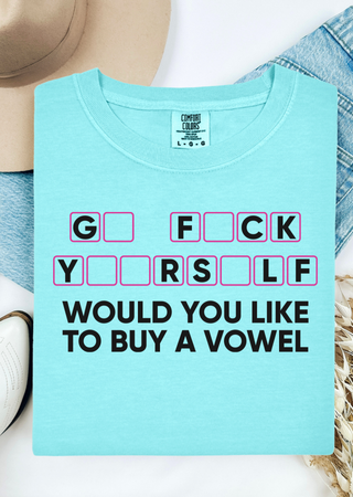 Buy a Vowel Comfort Colors T-Shirt