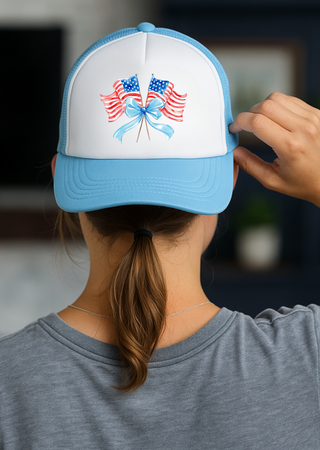 Watercolor Flag Trucker Hat