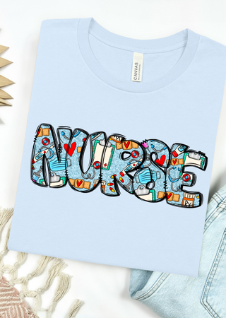 Nurse Doodle Bella Canvas T-Shirt