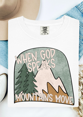 Mountains Move Comfort Colors T-Shirt