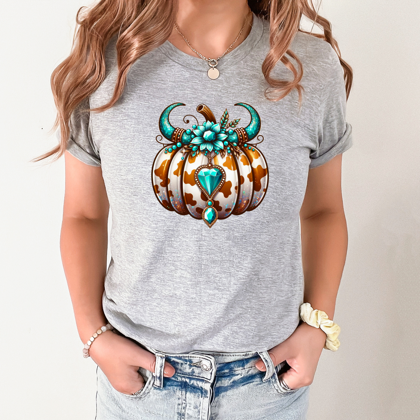 Turquoise Pumpkin Bling