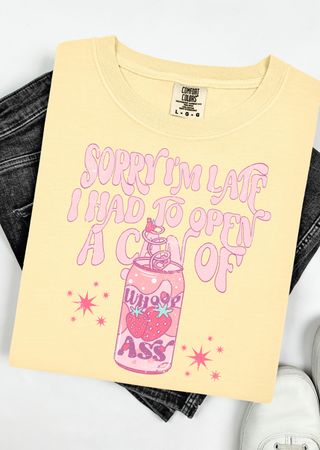 Can of Whoop Ass Tee Comfort Colors T-Shirt