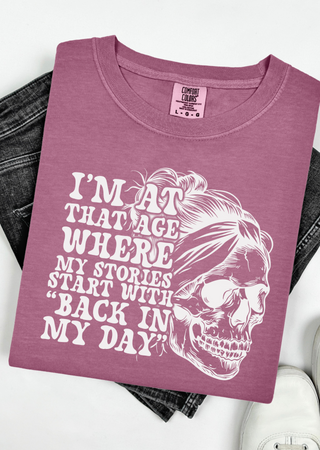 Back in the day Tee Comfort Colors T-Shirt
