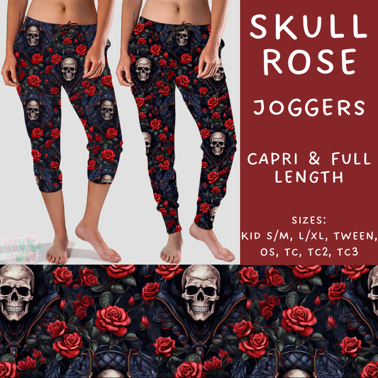 Batch #268 - November Request Run - Closes 1/10 - ETA late March - Skull Rose Full and Capri Length Joggers