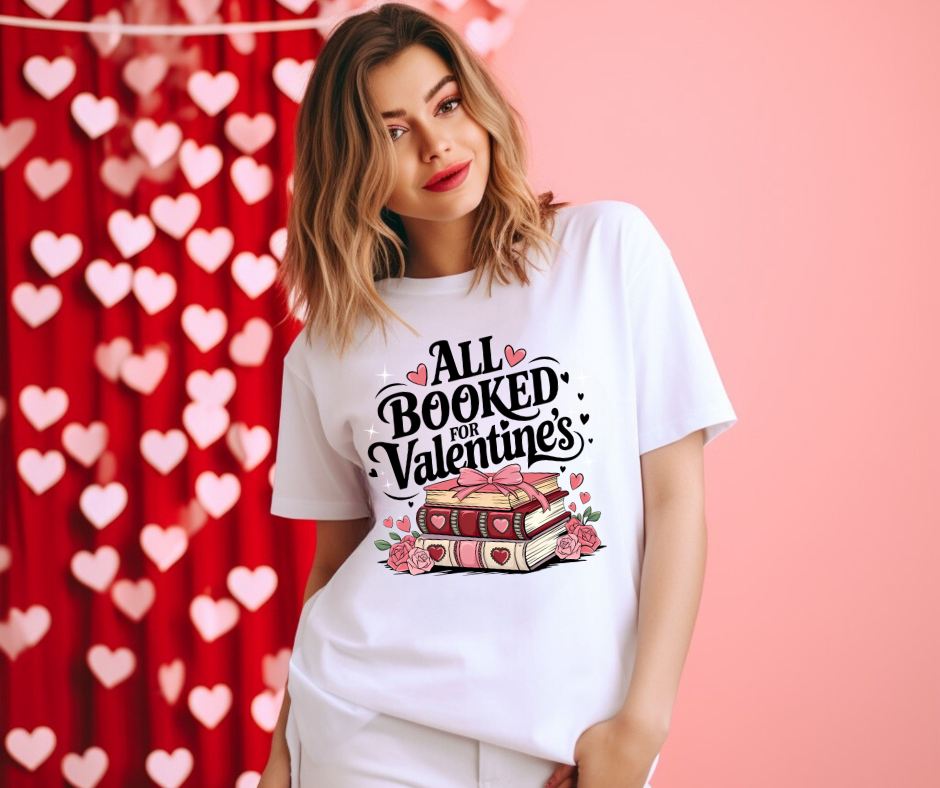 All Booked for Valentine's Day Tee