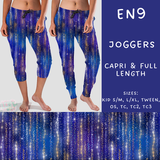 PREORDER Batch #206 - Electric Night - Closes - 9/25 - ETA early Nov - EN9 Full and Capri Length Joggers