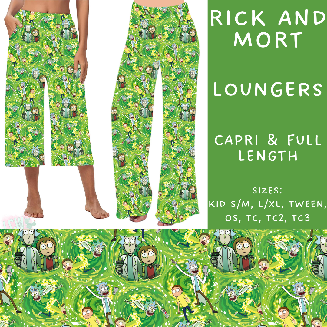 Batch #268 - November Request Run - Closes 1/10 - ETA late March - Rick And Mort Capri and Full Length Loungers