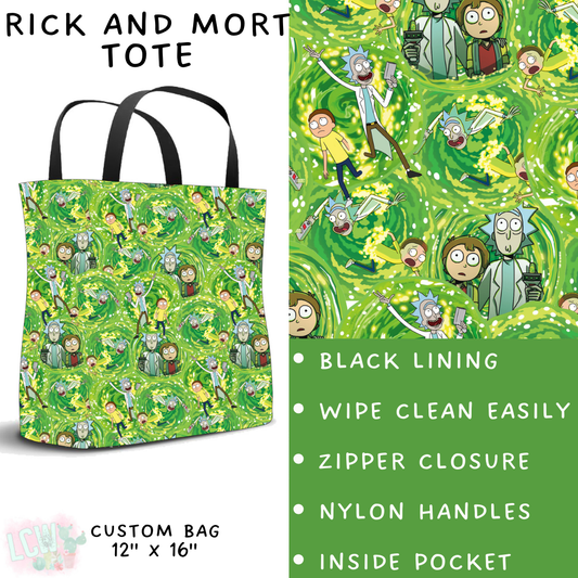 Batch #268 - November Request Run - Closes 1/10 - ETA late March - Rick And Mort Tote